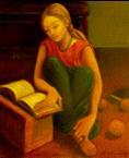 Maya with Oranges